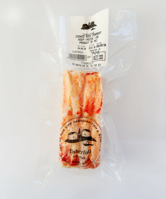 Cooked Rock Crab Meat NS, Wild