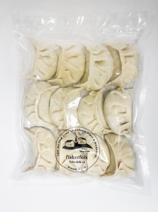 Pan Fried Fish & Shrimp Vegetable Dumplings