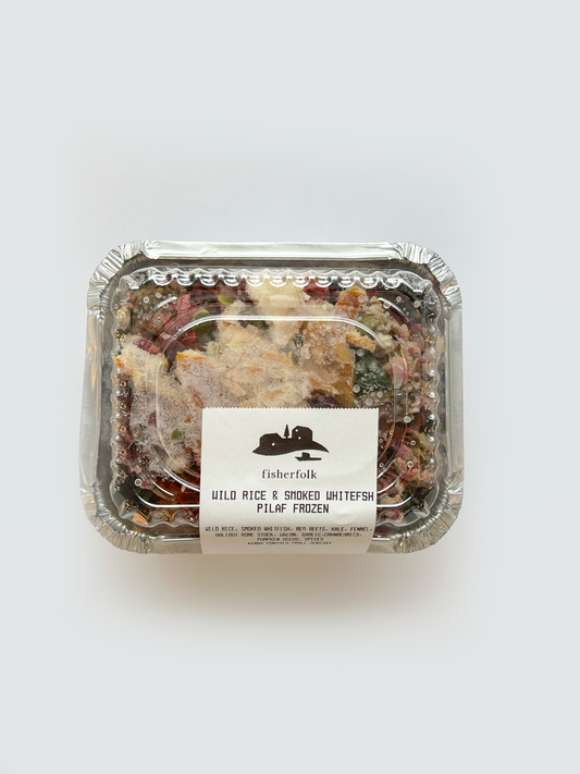 Wild Rice and Smoked Whitefish Pilaf