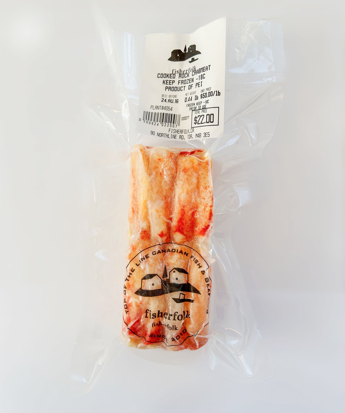 Cooked Rock Crab Meat NS, Wild