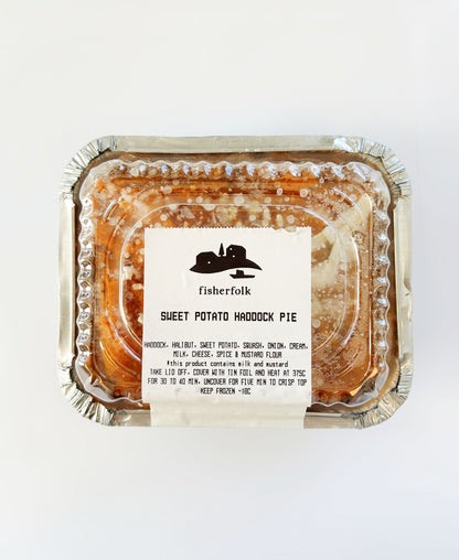 Fisherfolk Sweet Potato Haddock Pie